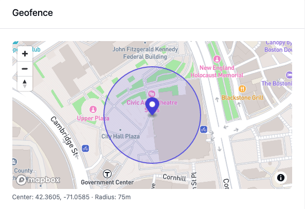 Verras geofence map